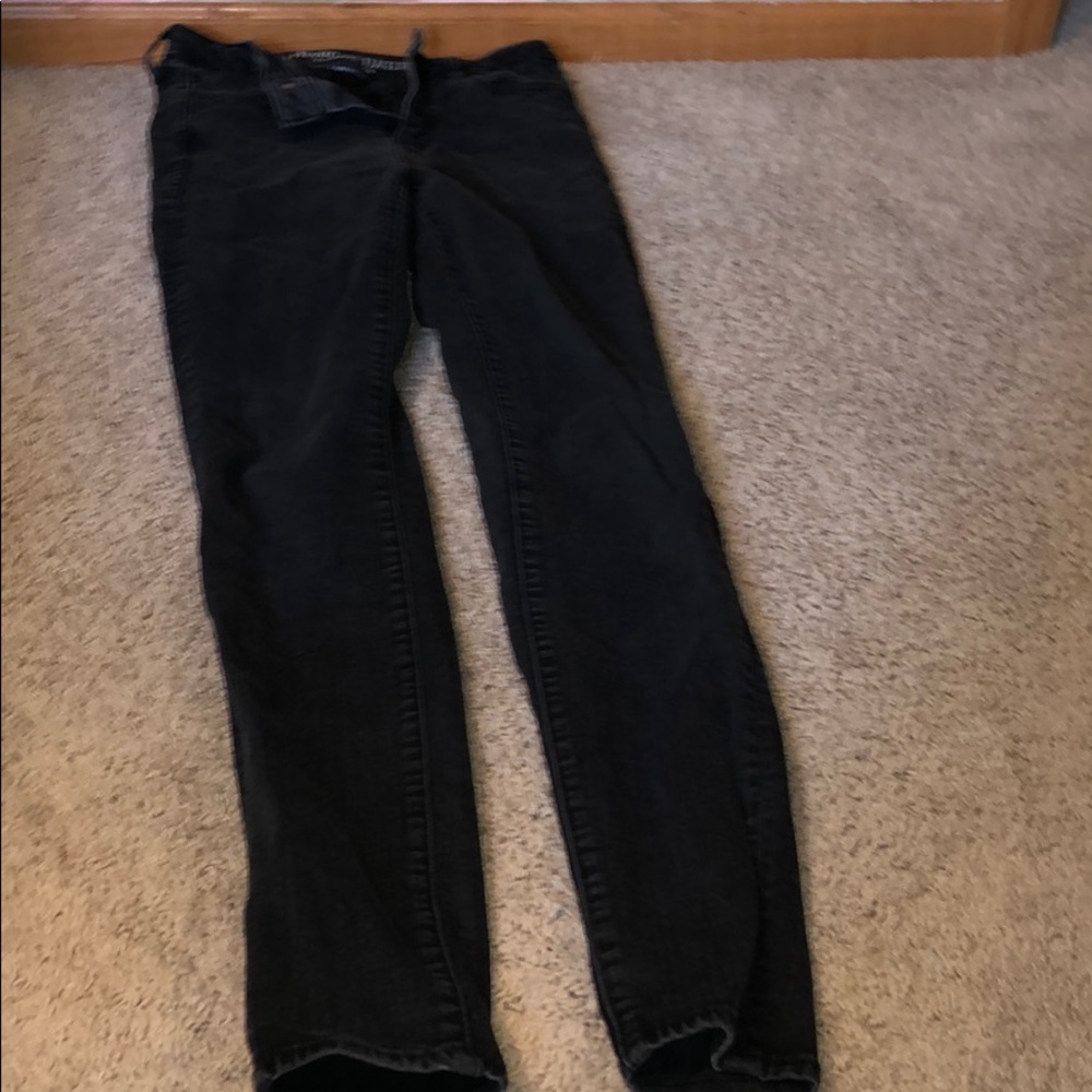American eagle black skinny jeans